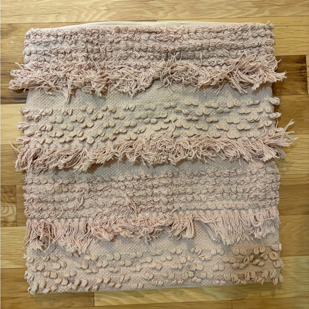 Light Pink Decorative Pillow Cover - Picture 2 of 4